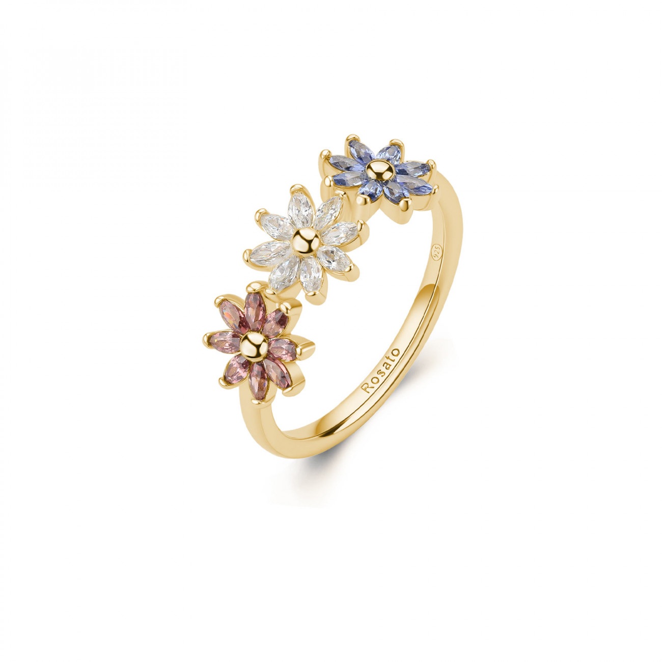 Anello argento Rosato RZGA82