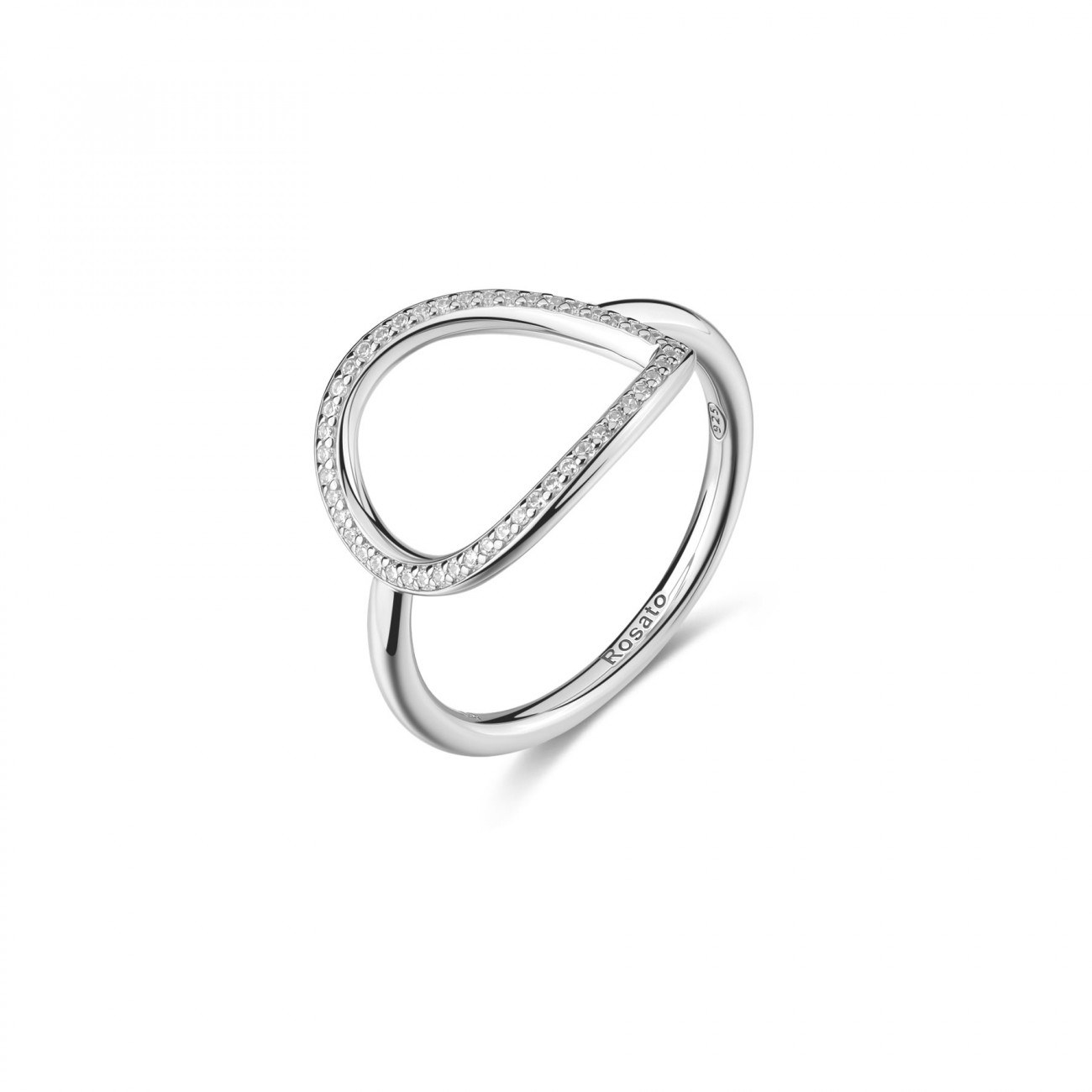 Anello argento Rosato RZSO39