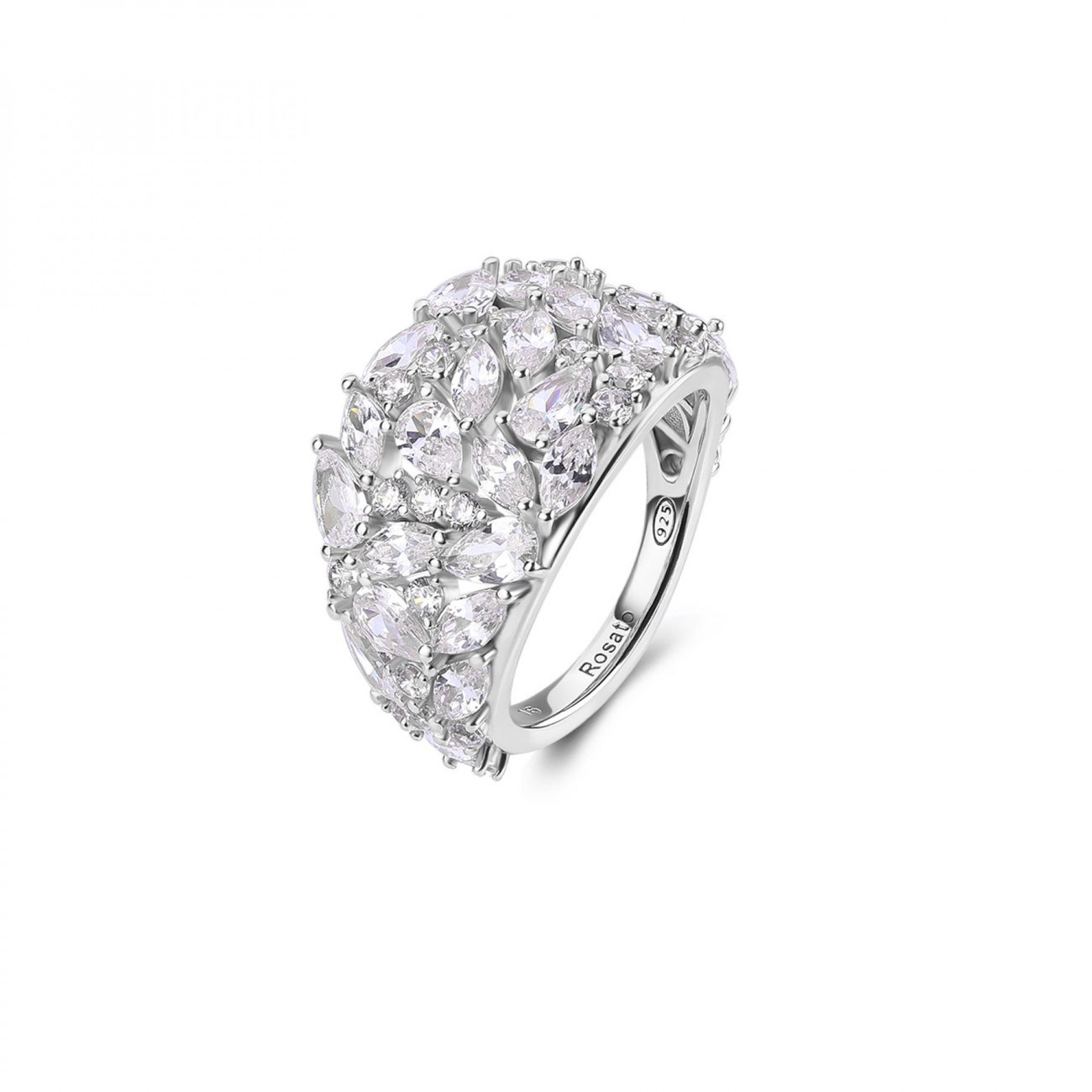 Anello argento rosato RZGE48