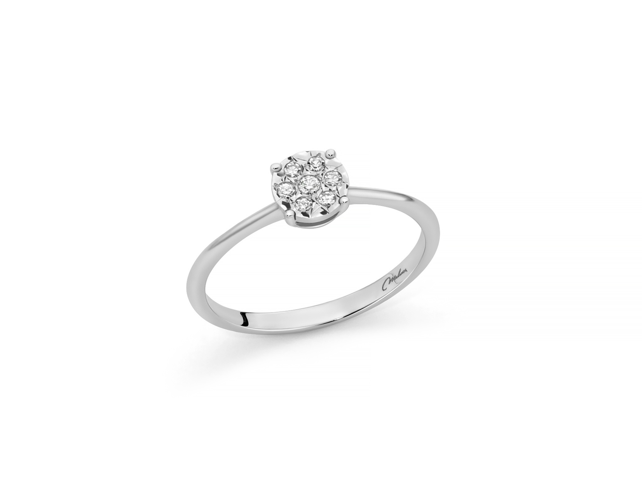 Anello oro diamanti Miluna LID4218