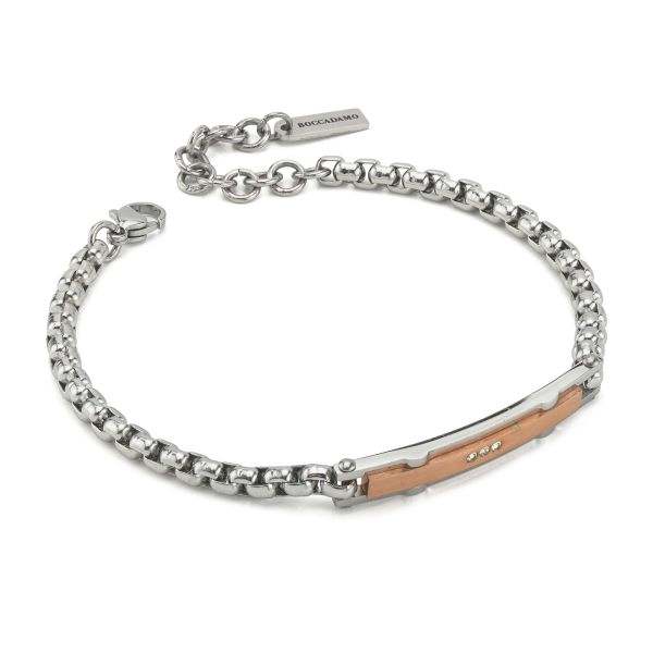 Bracciale acciaio Boccadamo ABR809 RS