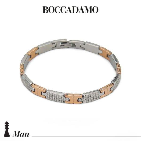 Bracciale acciaio Boccadamo man ABR623 R