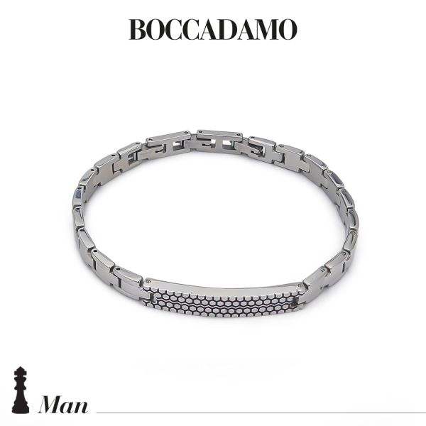 Bracciale acciaio Boccadamo man ABR624 C