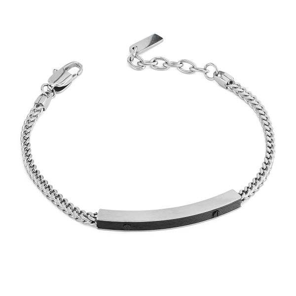 Bracciale acciaio Boccadamo man ABR730