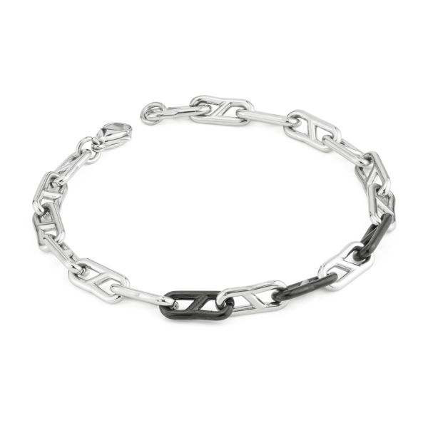 Bracciale acciaio Boccadamo man ABR752