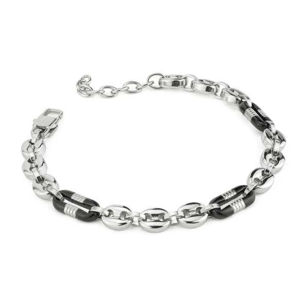 Bracciale acciaio Boccadamo man ABR756 B