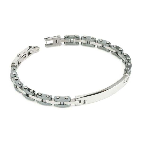 Bracciale acciaio Boccadamo man ABR760