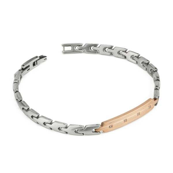Bracciale acciaio Boccadamo man ABR765