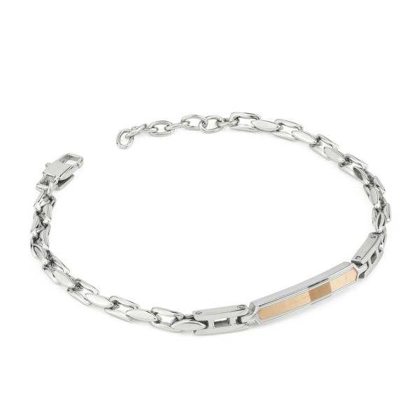 Bracciale acciaio Boccadamo man ABR766