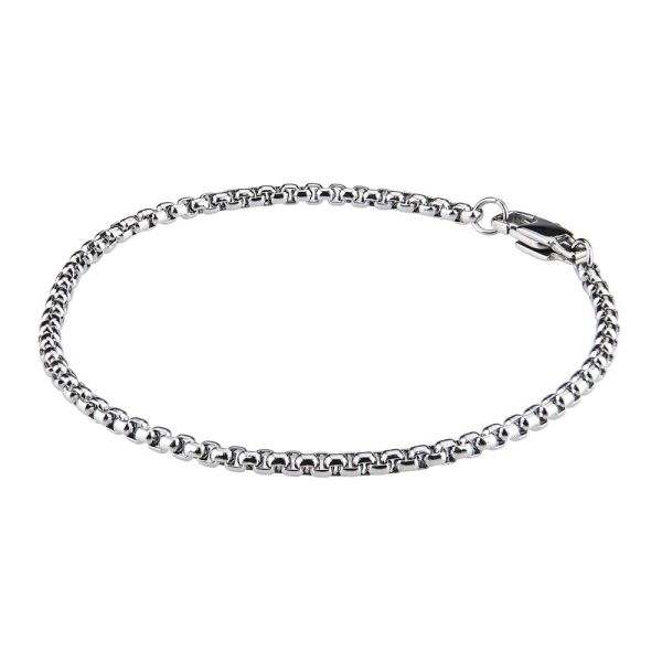 Bracciale acciaio Boccadamo uomo ABR460 S