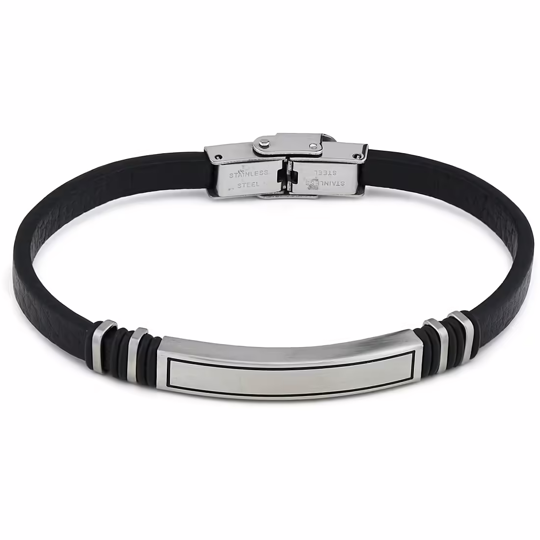 Bracciale acciaio uomo Boccadamo ABR355 B