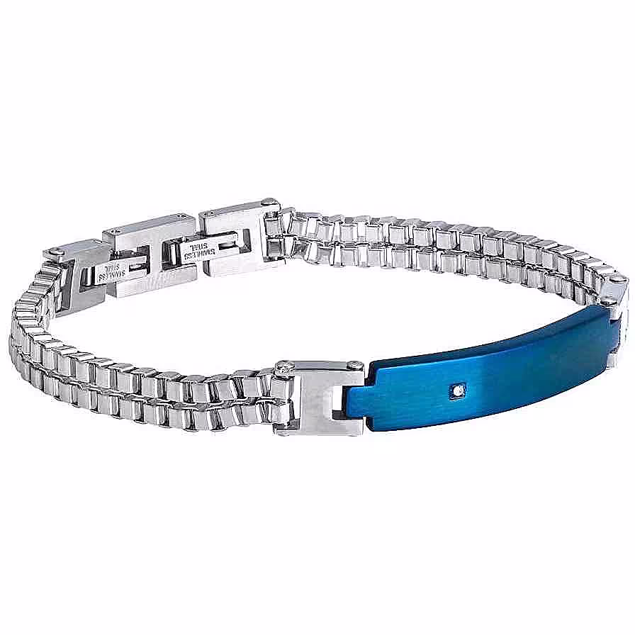 Bracciale acciaio uomo Boccadamo ABR360 B