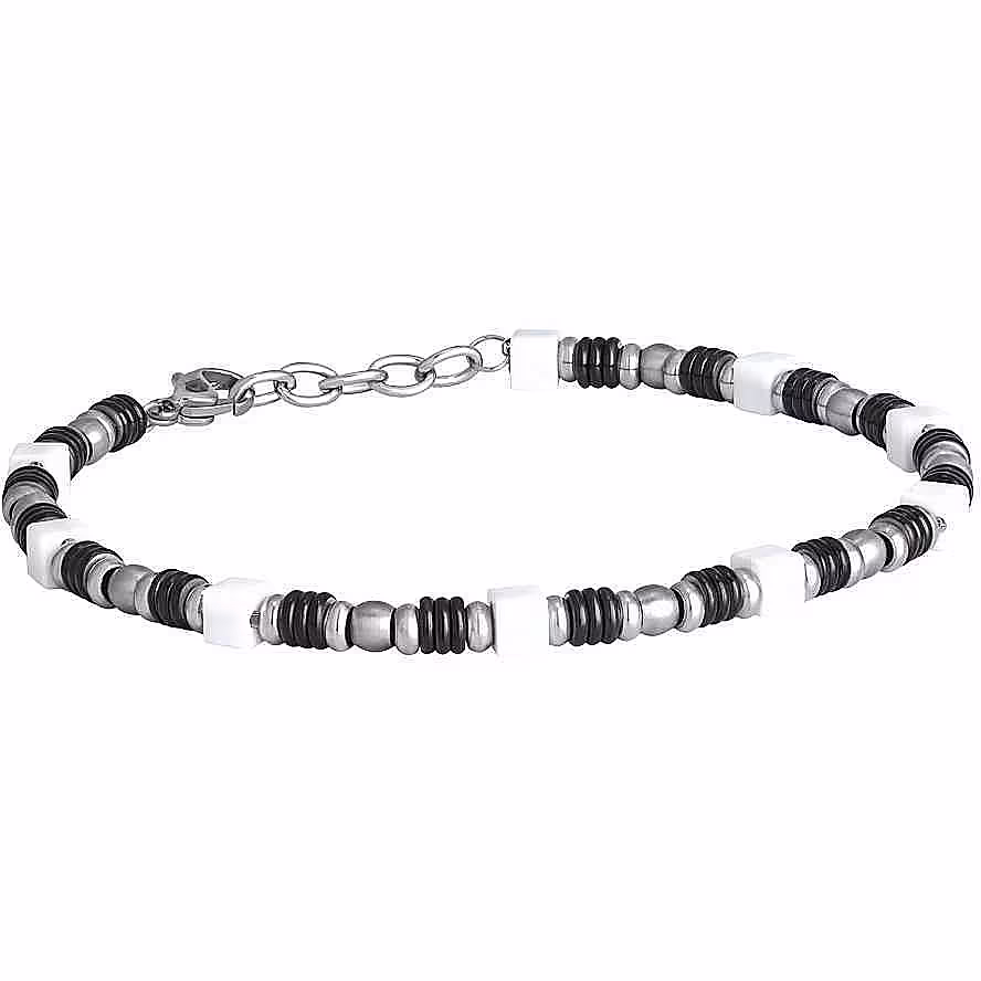 Bracciale acciaio uomo Boccadamo ABR370 W