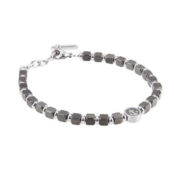 Bracciale acciaio uomo Boccadamo ABR475 N