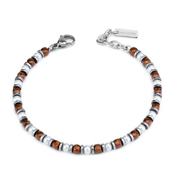 Bracciale acciaio uomo Boccadamo ABR685 M