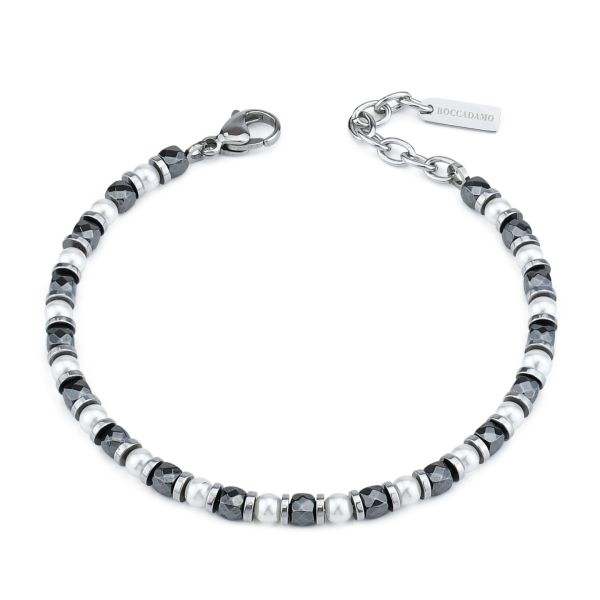 Bracciale acciaio uomo Boccadamo ABR685 N