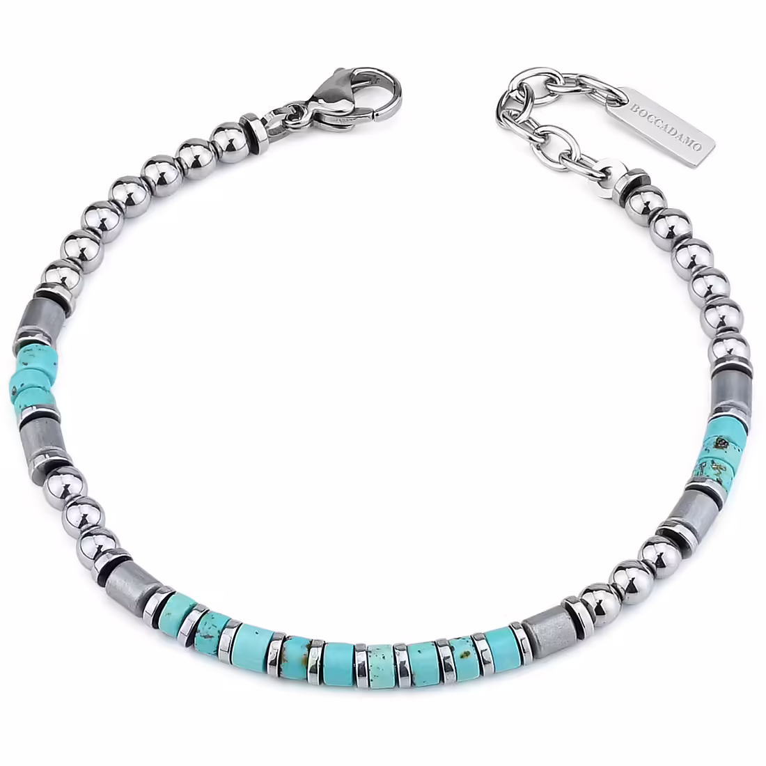 Bracciale acciaio uomo Boccadamo ABR686 T