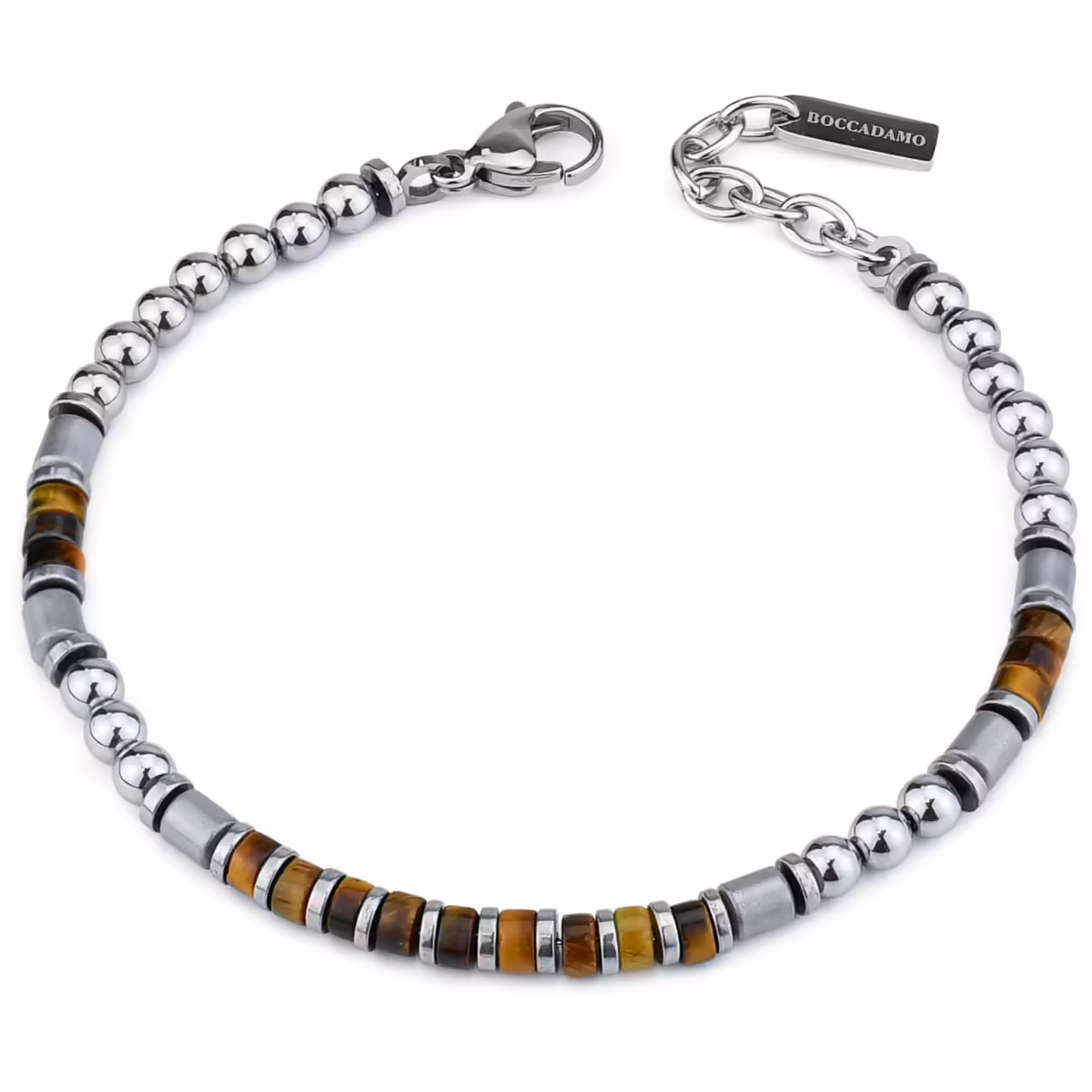 Bracciale acciaio uomo Boccadamo ABR686m
