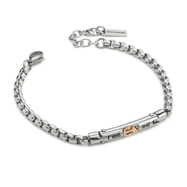 Bracciale acciaio uomo Boccadamo ABR799