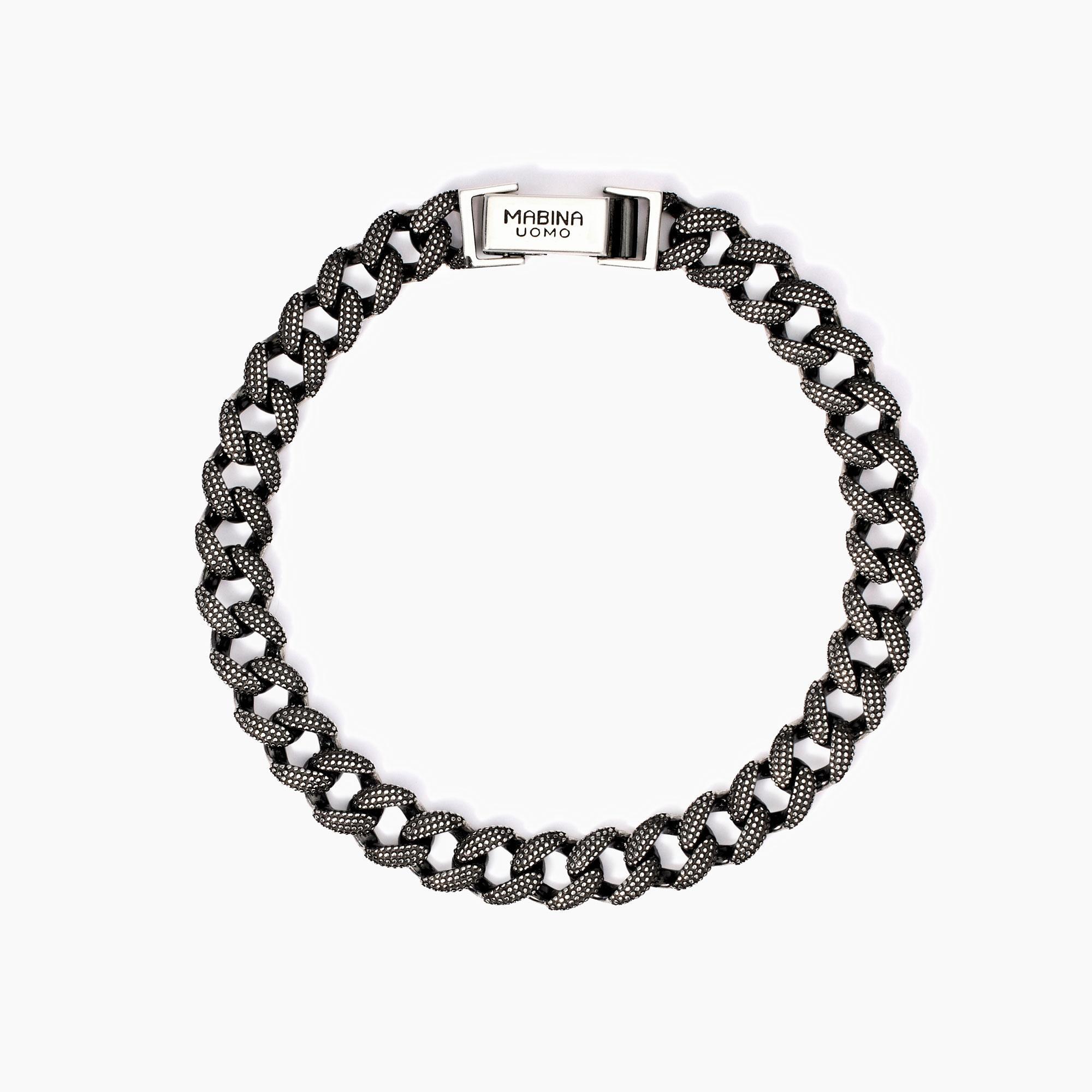 Bracciale argento Mabina uomo 533986