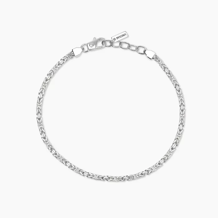 Bracciale argento Mabina uomo 534093
