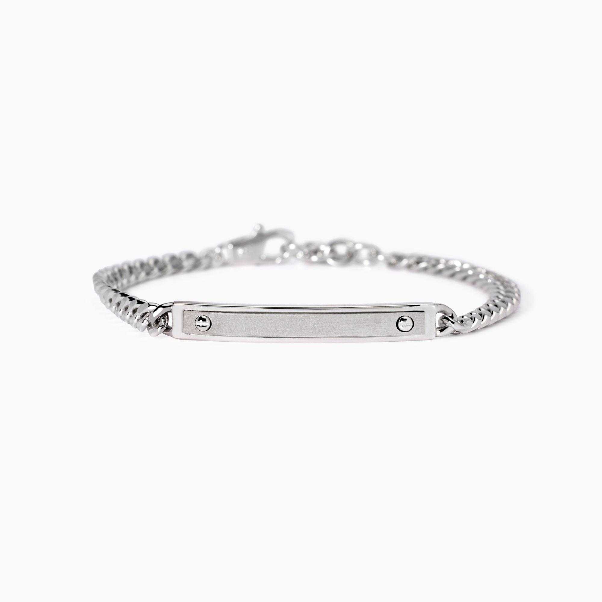 Bracciale argento uomo Mabina 533972