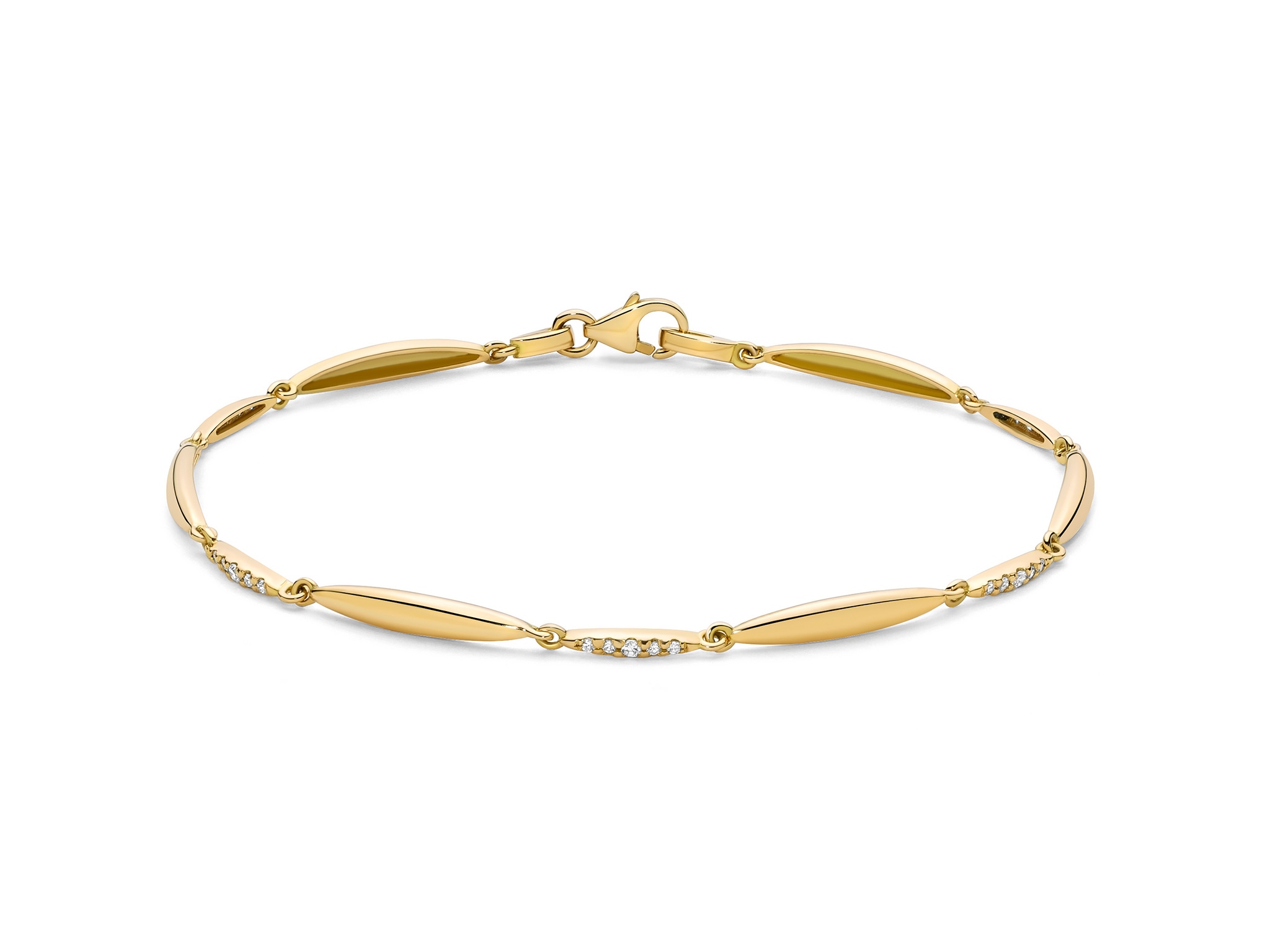Bracciale oro diamanti Miluna BRD1010 G