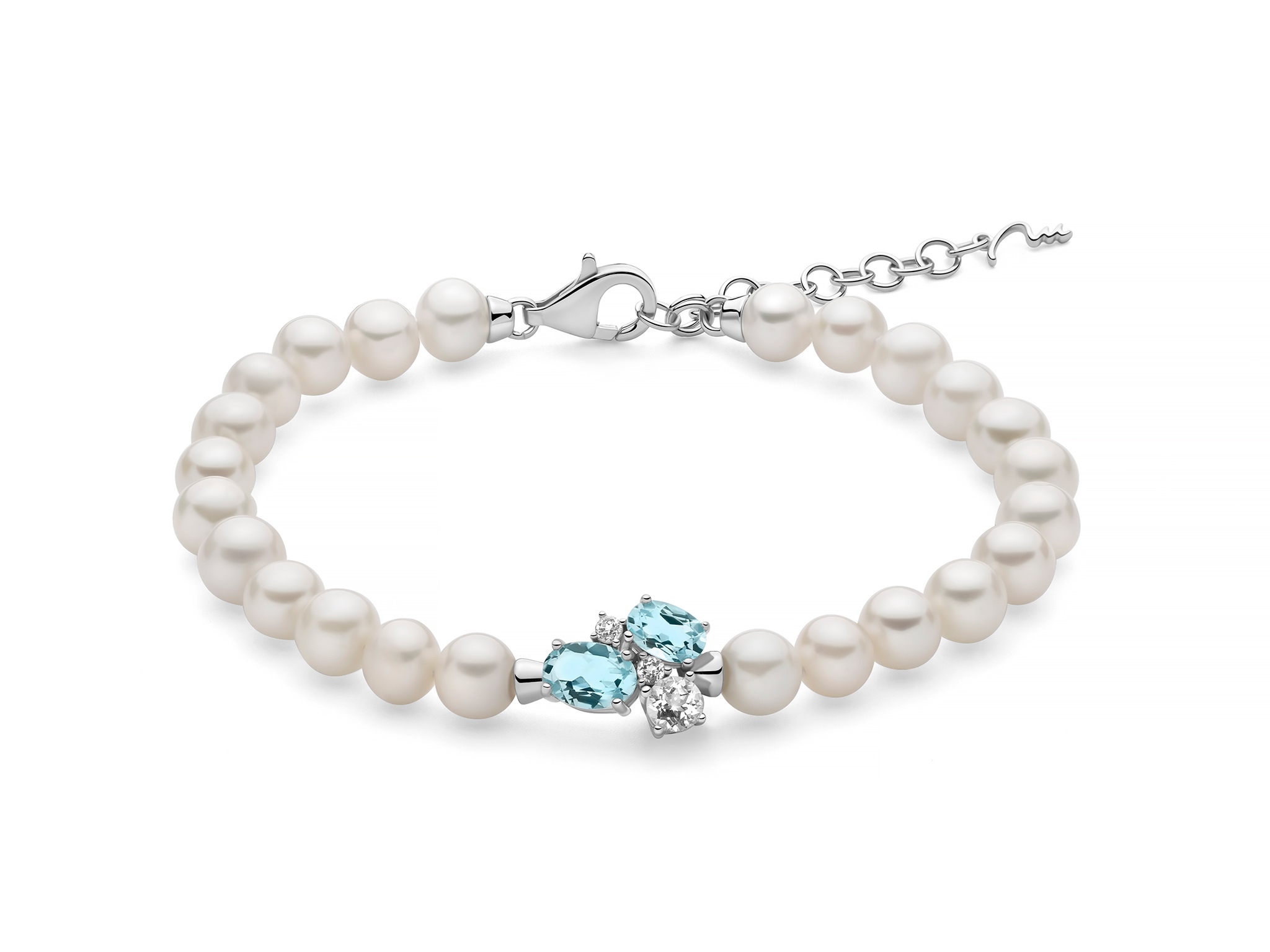 Bracciale perle argento Miluna PBR3823