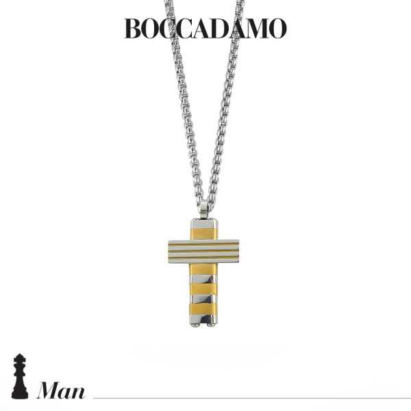 Collana acciaio uomo Boccadamo AGR228