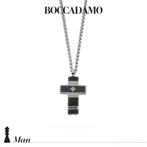 Collana acciaio uomo Boccadamo AGR229