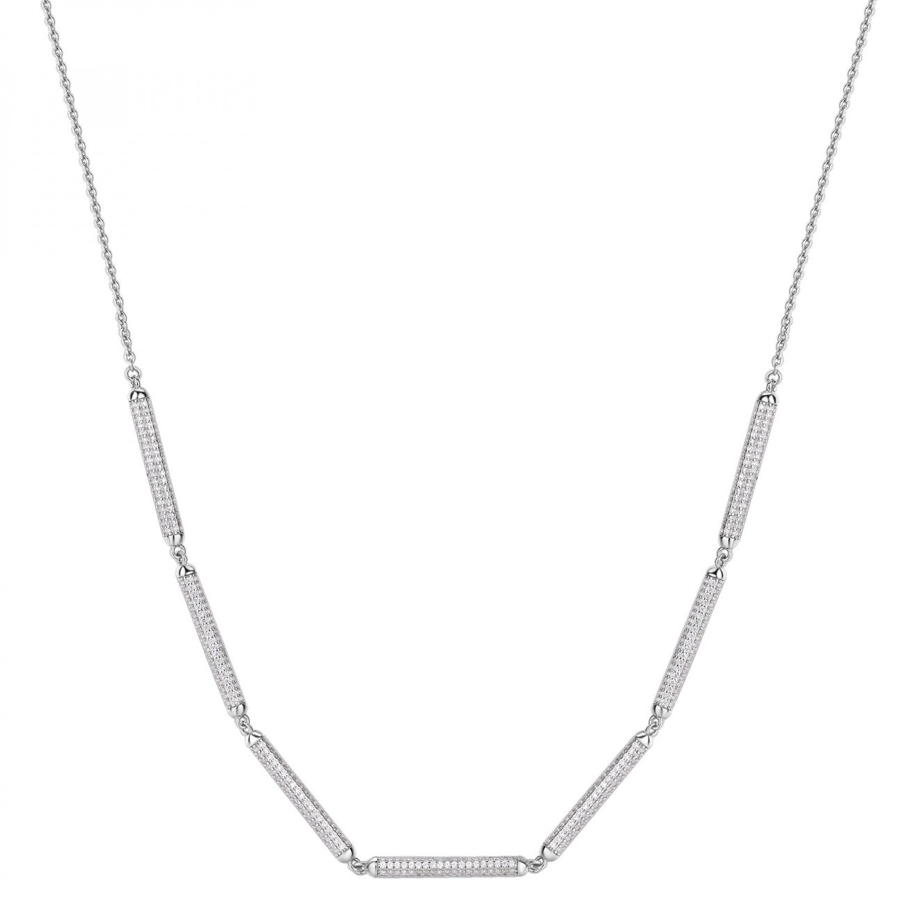 Collana argento rosato RZBI08