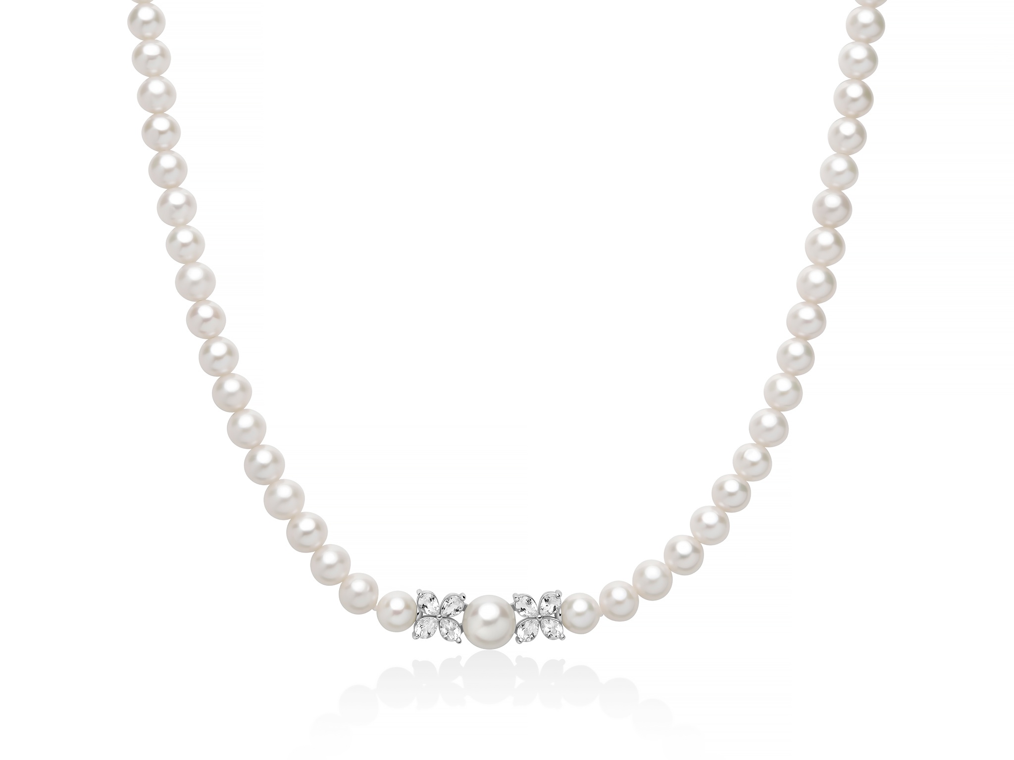 Collana perle argento Miluna PCL6896
