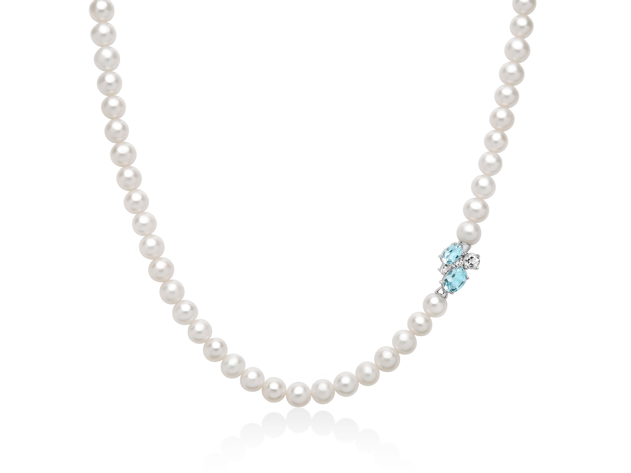 Collana perle argento Miluna PCL6923