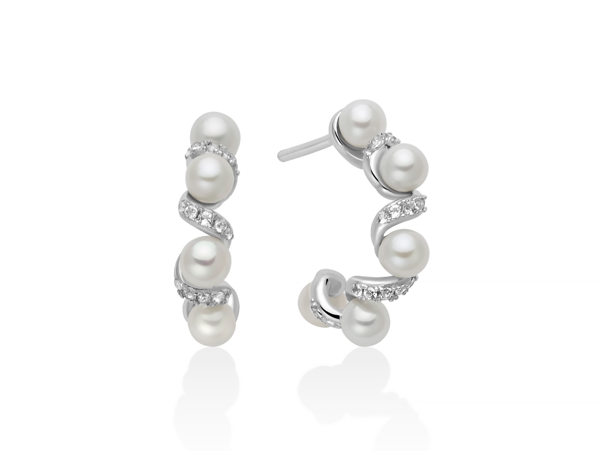 Orecchini argento Miluna PER2862