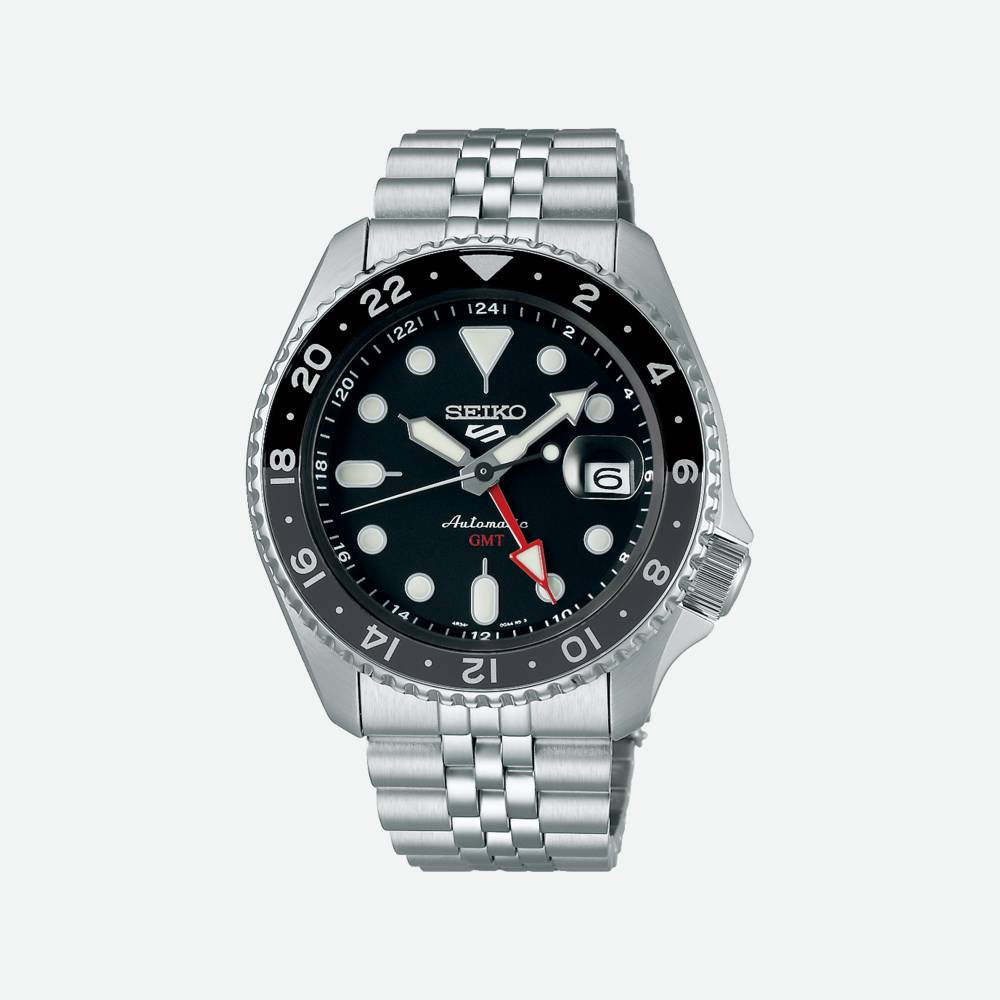 Orologio Seiko 5 sports skx gmt quadrante nero