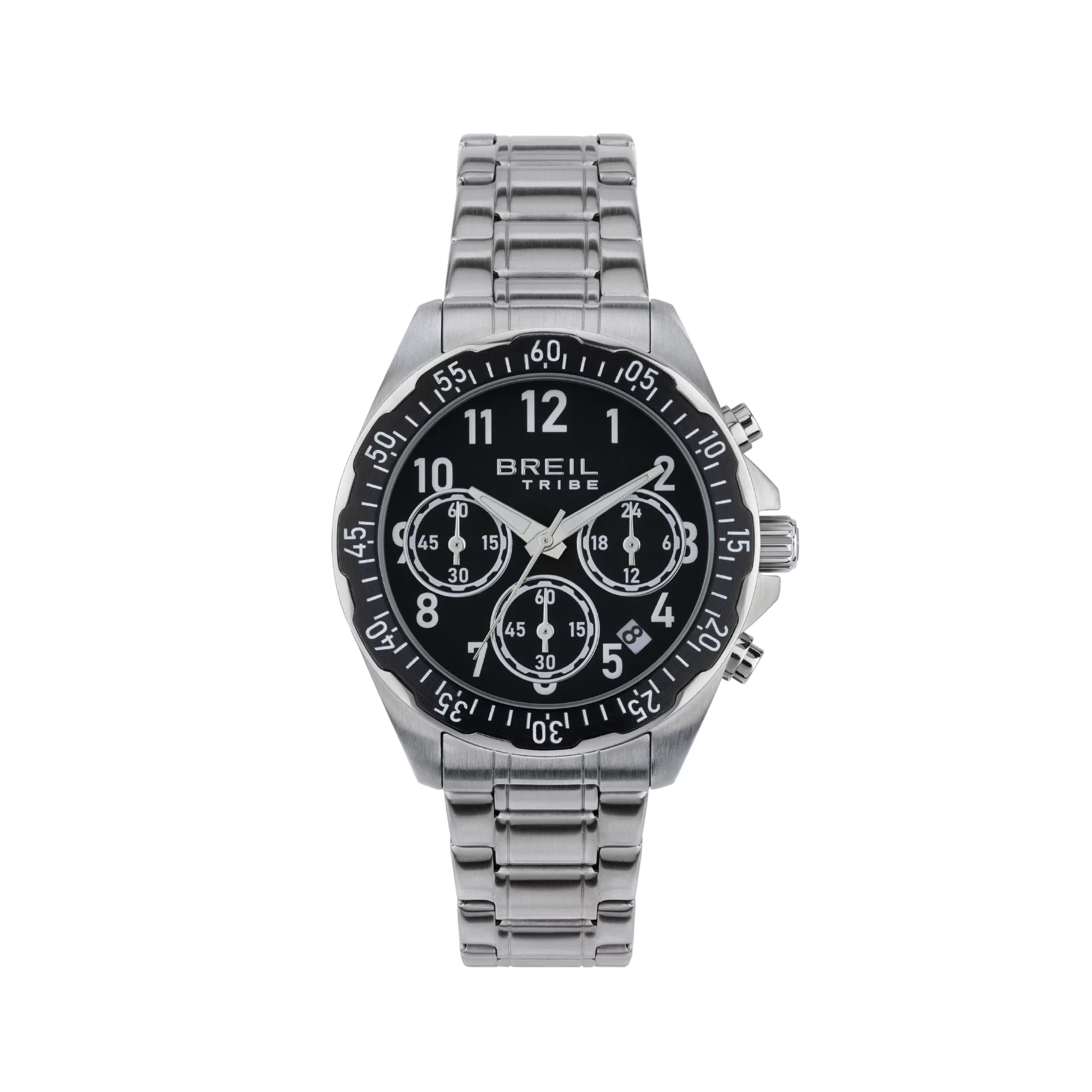 Orologio acciaio crono Breil Tribe EW0718
