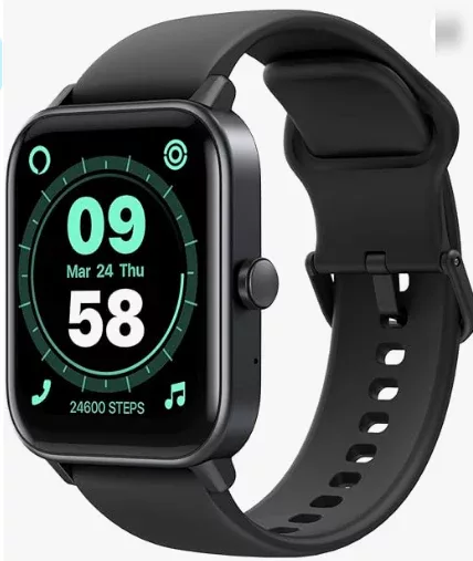 Orologio Smartwatch Smarty Unisex Digitale Bluetouth Chiamate Assistente Vocale Alexa Nero SW038 A