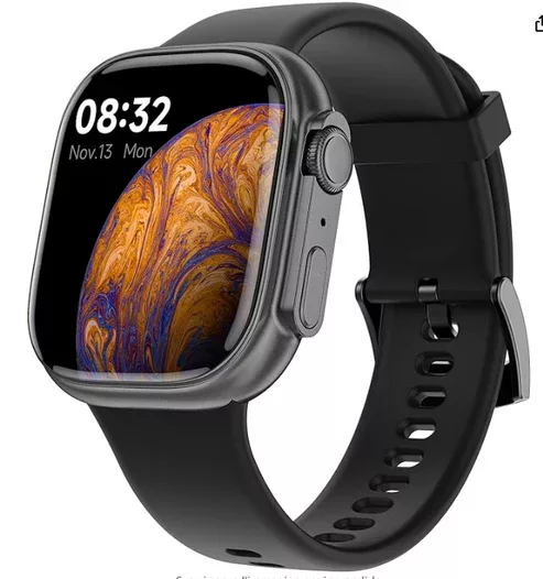 Orologio Smarty2 0 Smartwatch Uomo Digitale Bluetouth Chiamate Assistente Vocale Silicone Nero SW071 A
