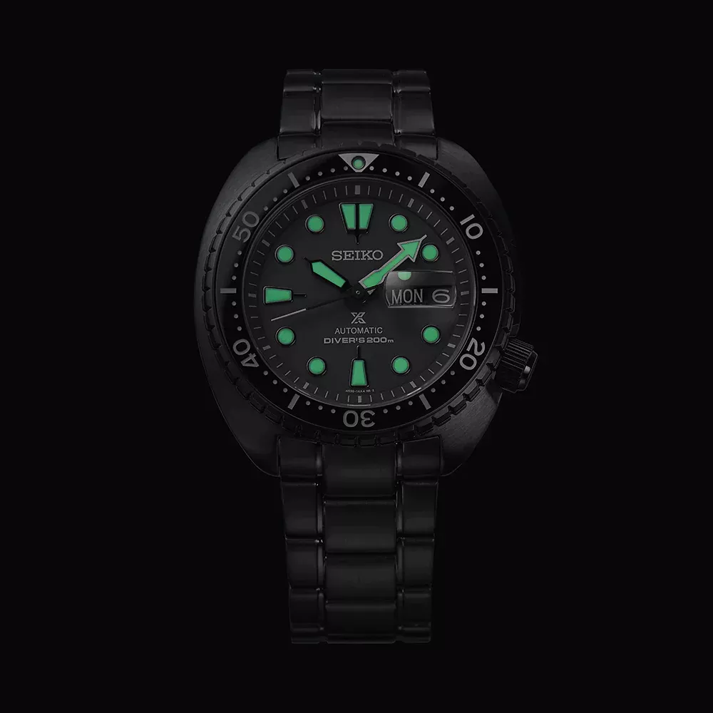 SRPK43 K1 Seiko Prospex King Turtle Black Series Night Vision