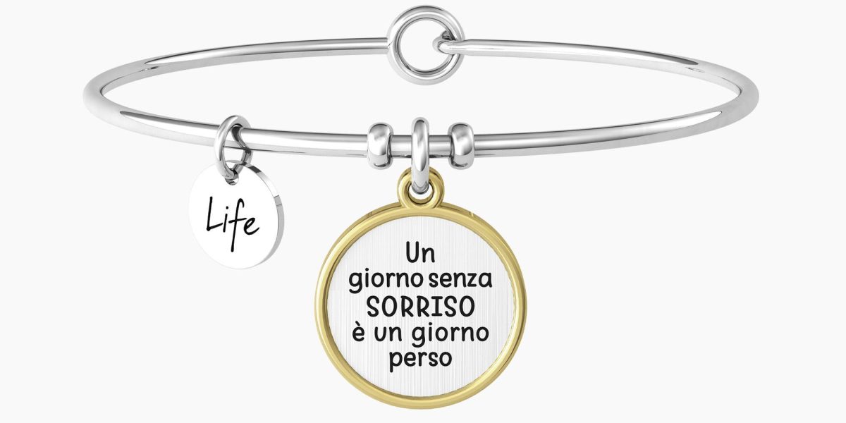 Kidult Bracciale in acciaio 316L PVD Gold S