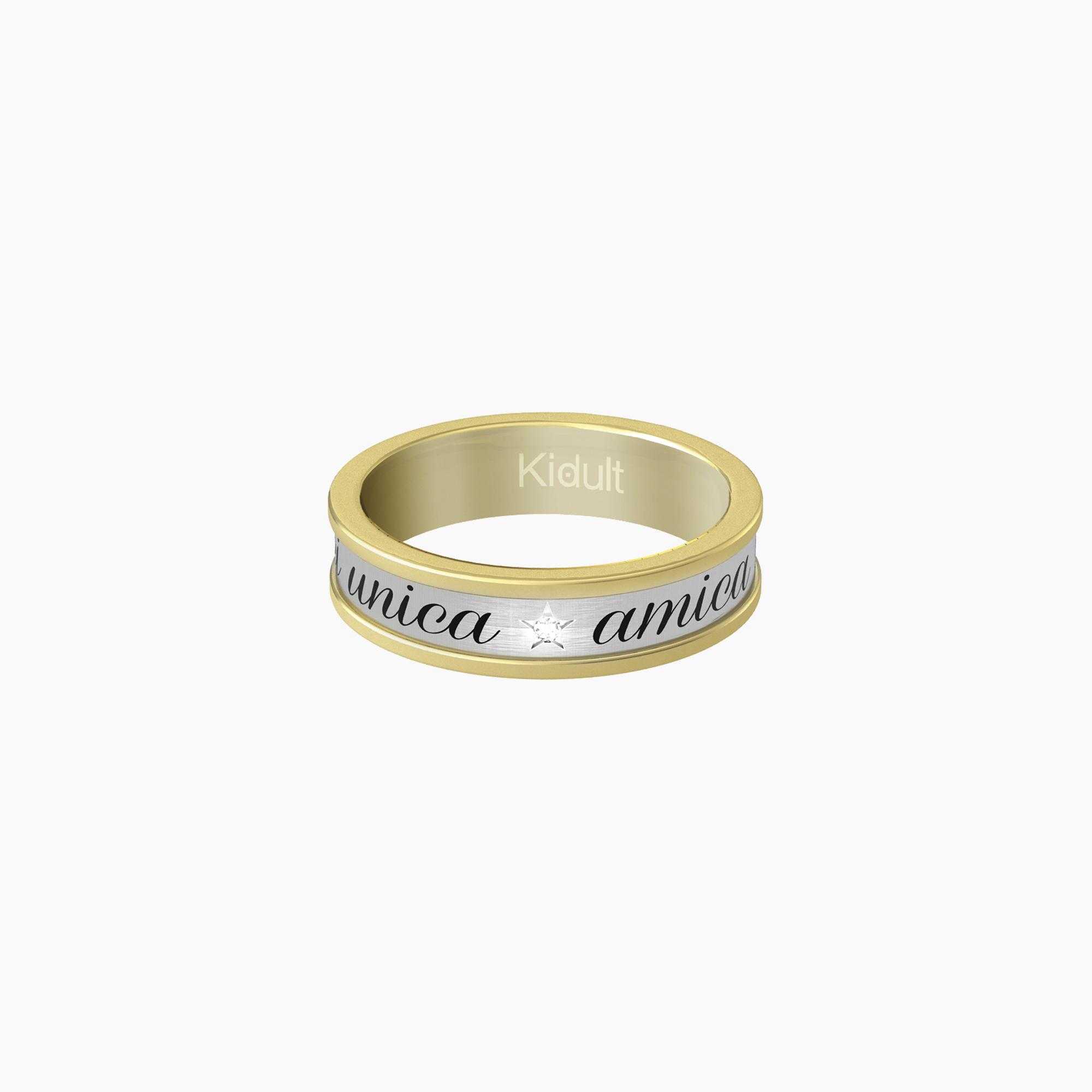 Anello acciaio K Idult 721002