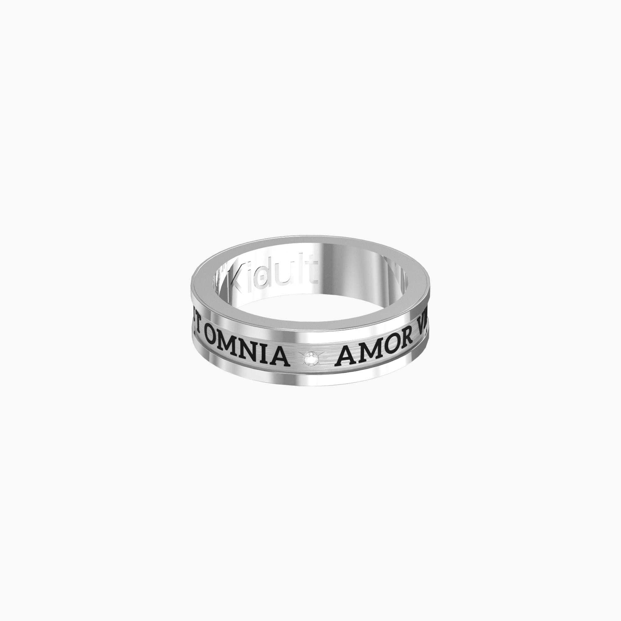 Anello acciaio K Idult 721010