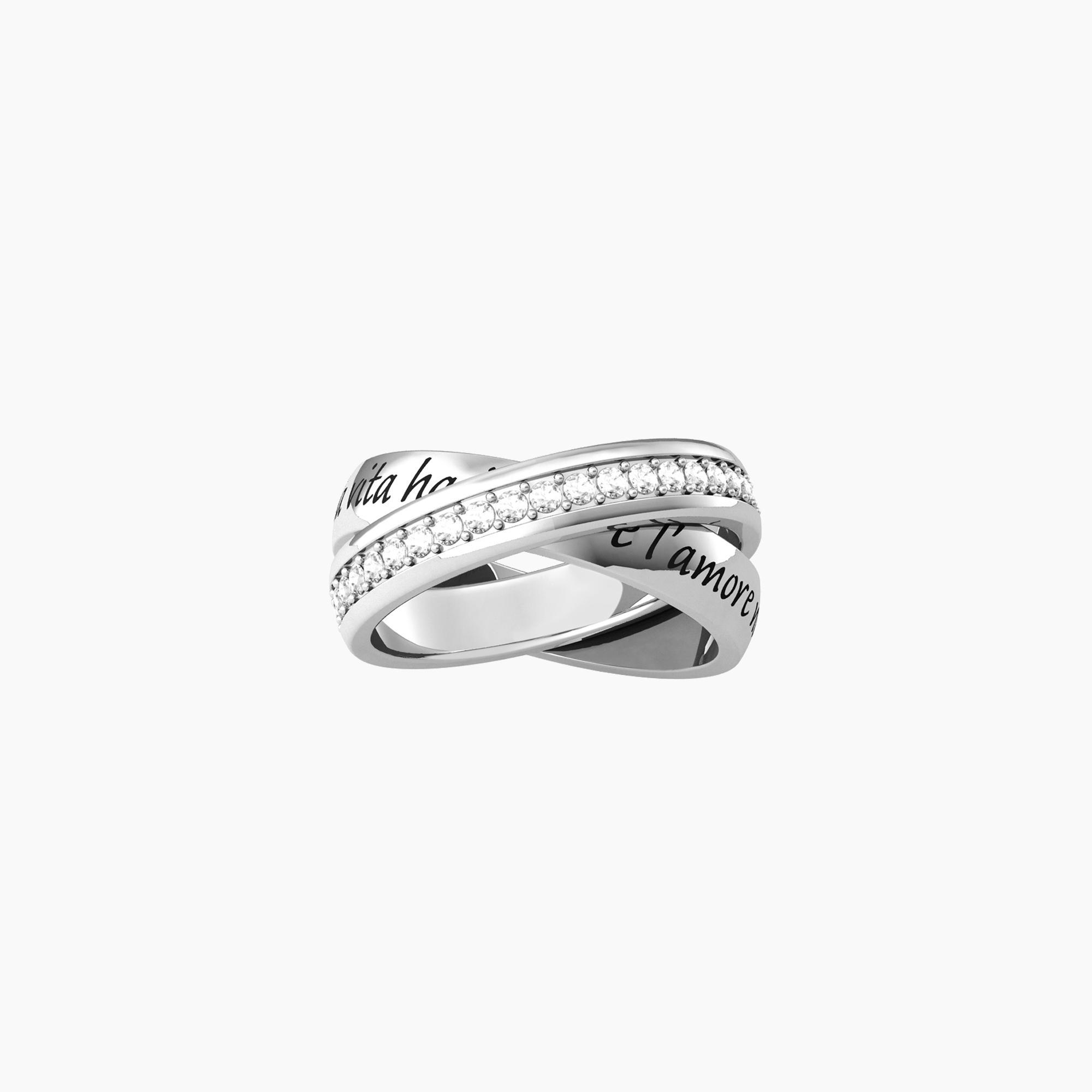 Anello acciaio kidult family 721005