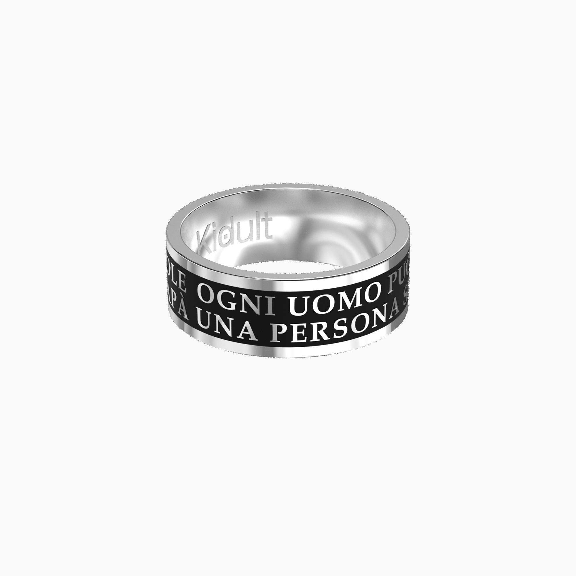 Anello acciaio uomo kidult 721008
