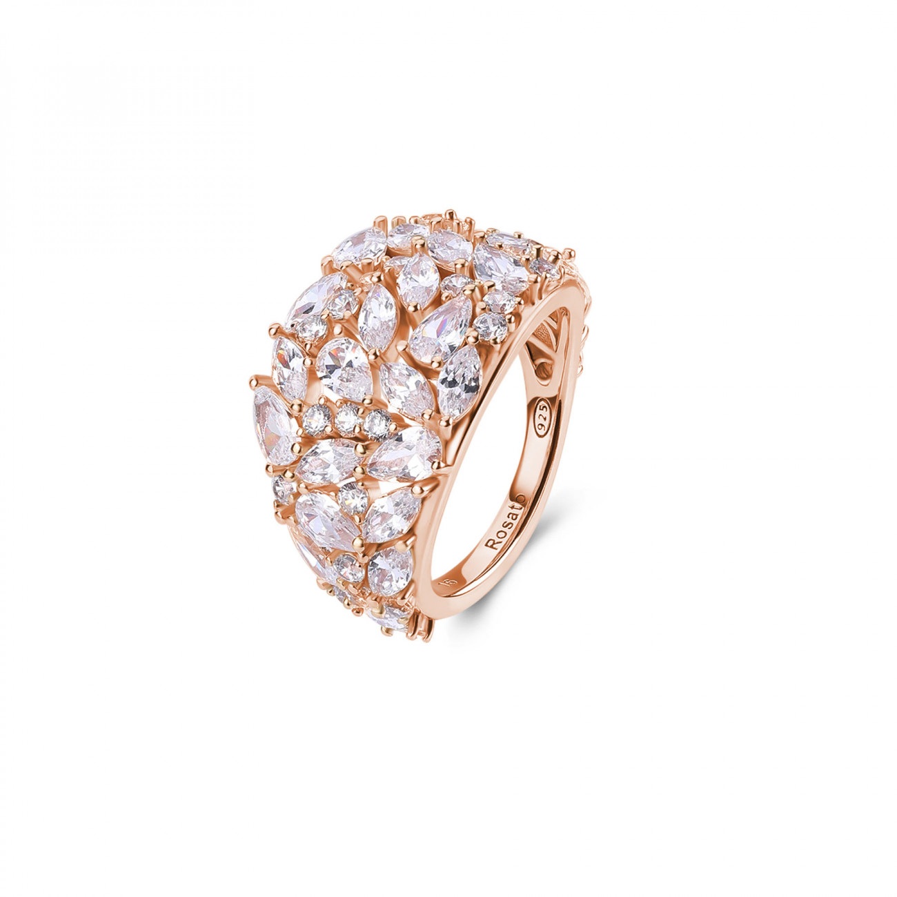 Anello argento Rosato RZGE49