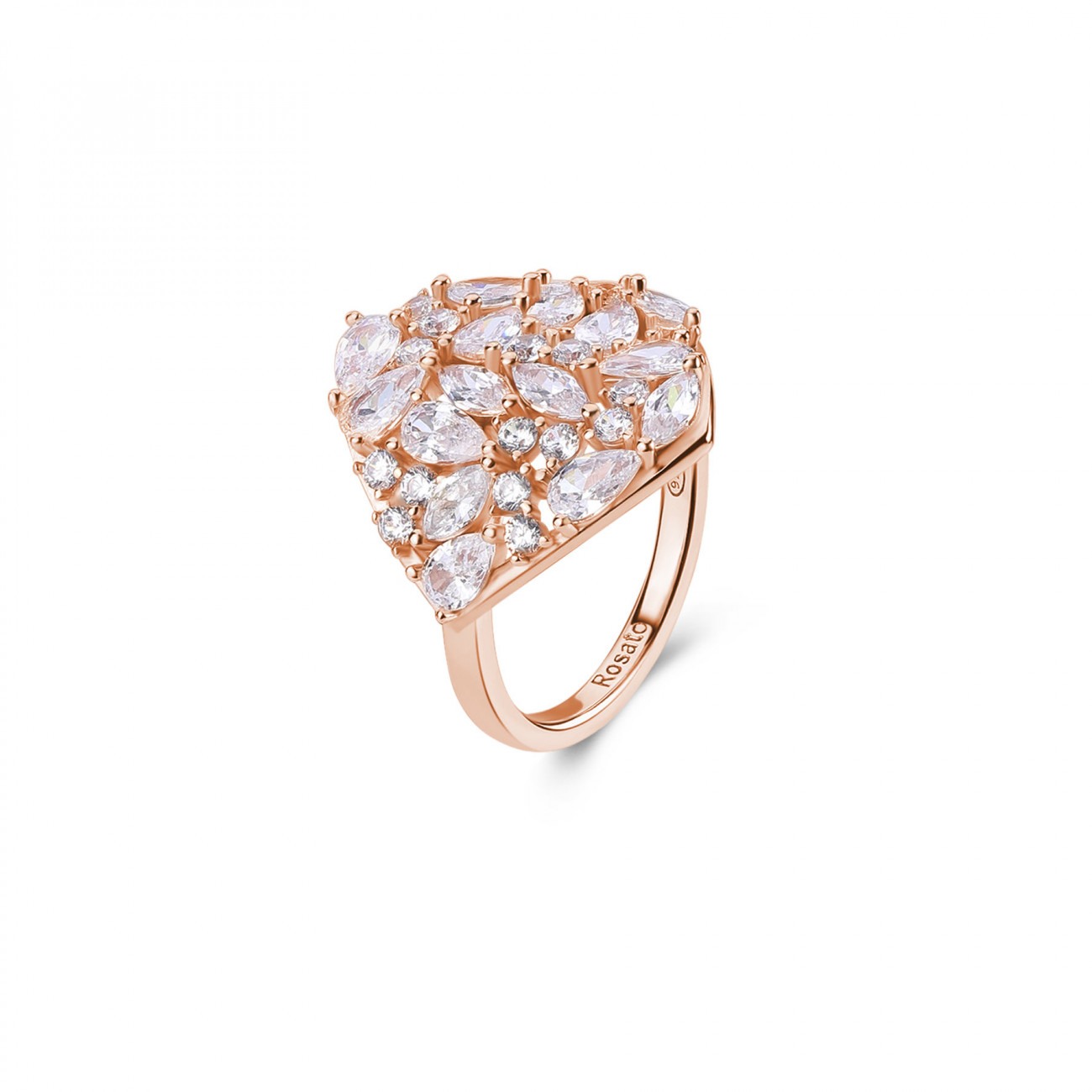Anello argento Rosato RZGE51