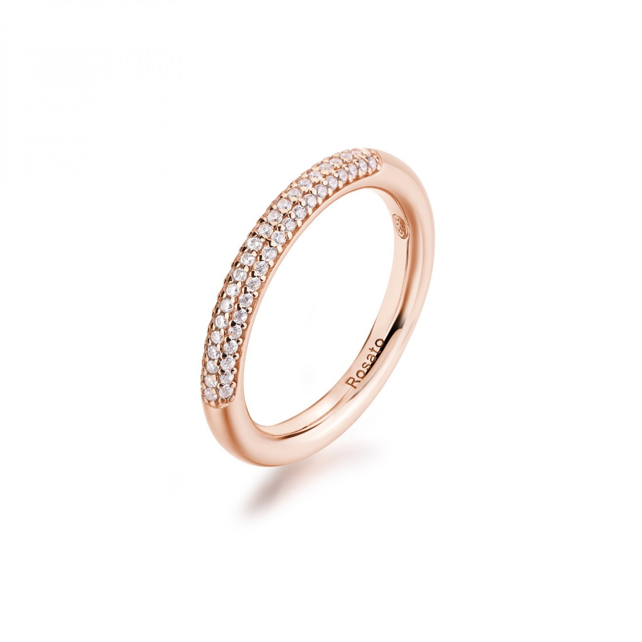 Anello argento rosato RZBI51