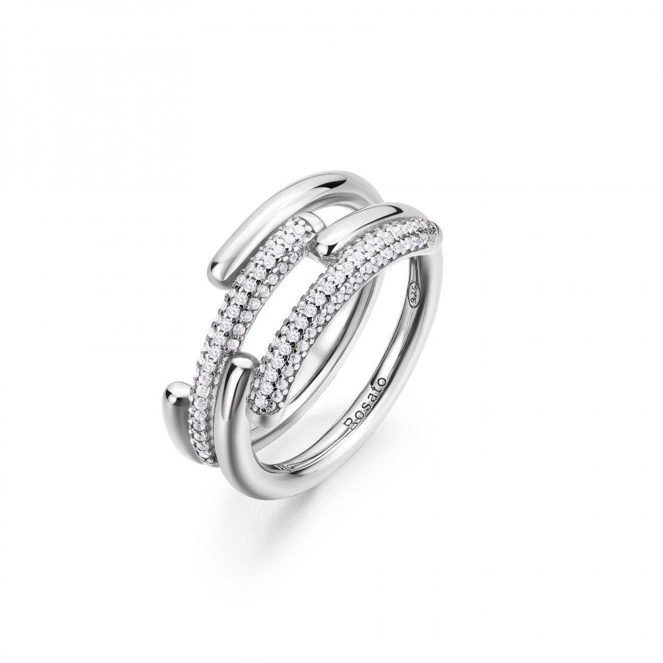 Anello argento rosato RZBI52