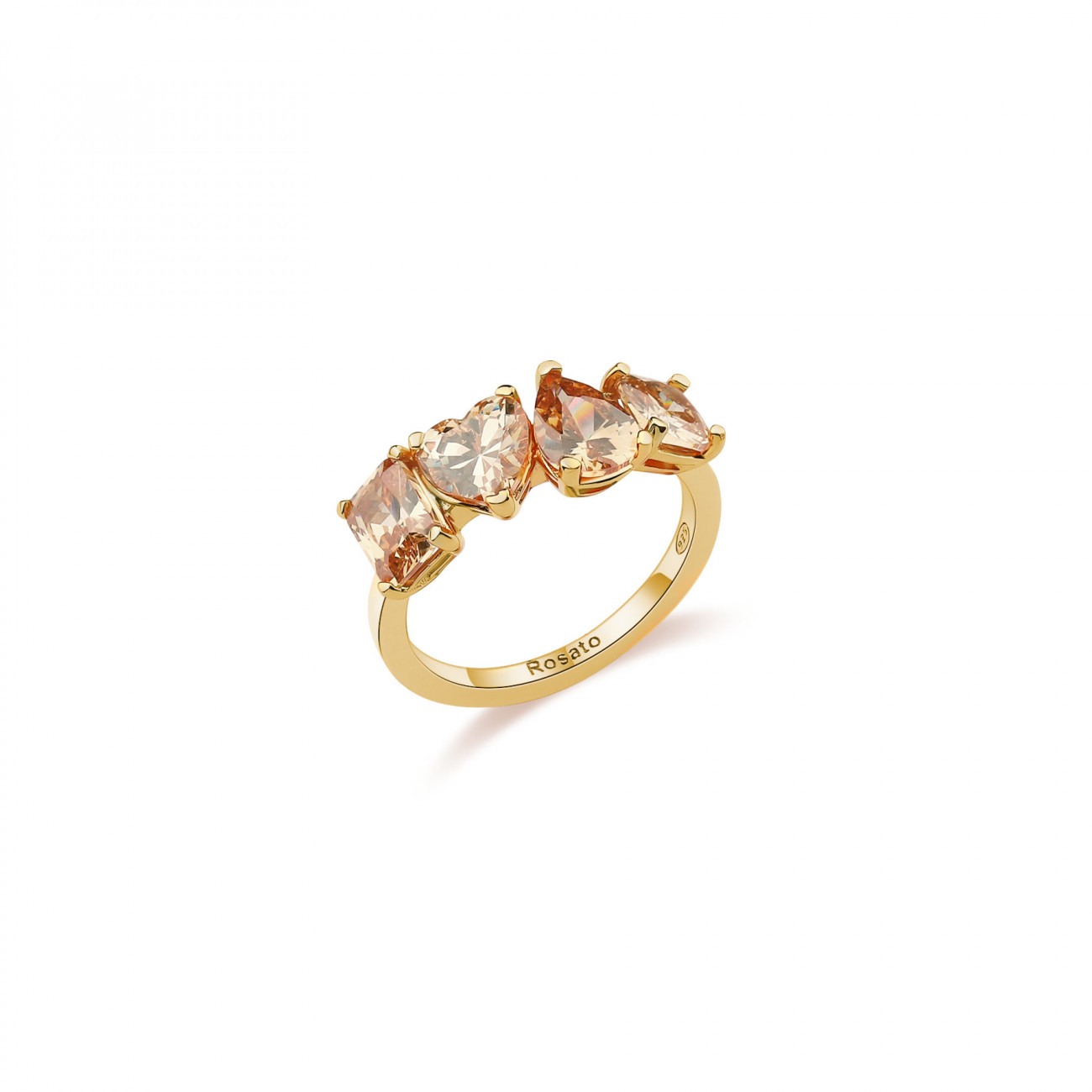 Anello argento rosato RZGE33 B