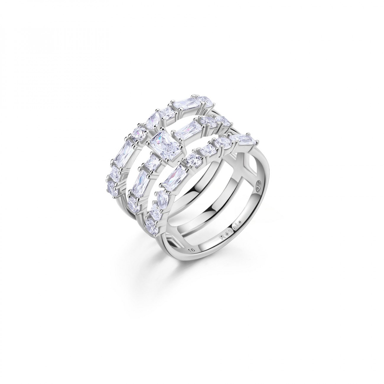 Anello argento rosato RZGE37